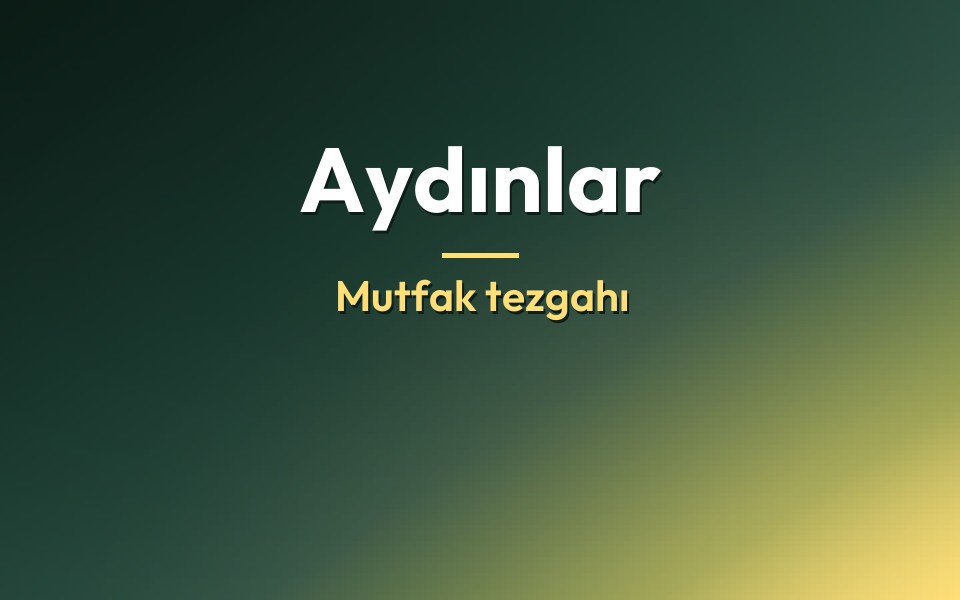 Aydınlar Mutfak tezgahı