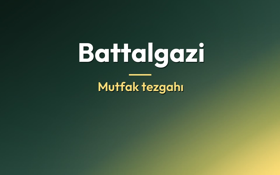 Battalgazi Mutfak tezgahı
