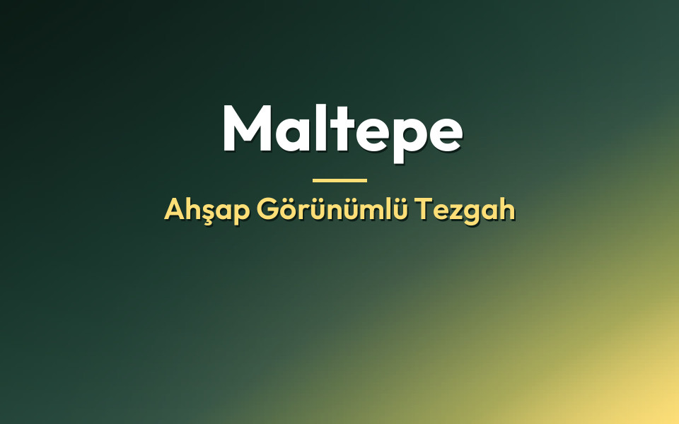 Maltepe Ahşap Görünümlü Tezgah