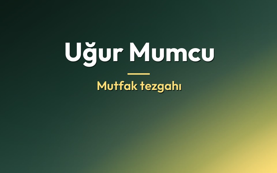 Uğur Mumcu Mutfak tezgahı